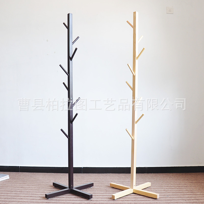 简约时尚直角落地衣帽架