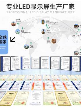 户外全彩led显屏Otdu示oorLEDCESSceenr立柱广场露天高清电子屏