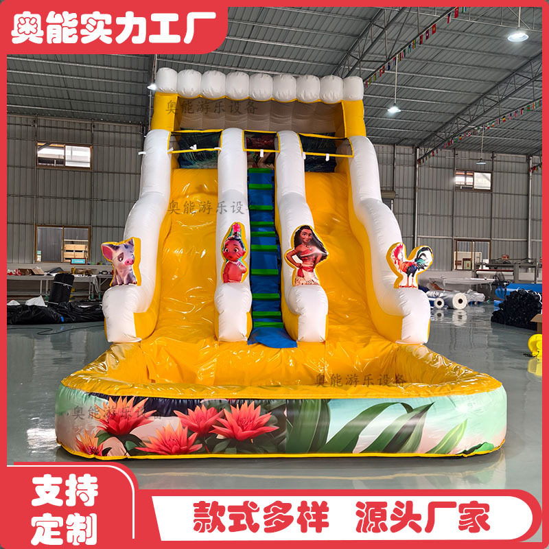 儿童户外加厚充气滑梯城堡