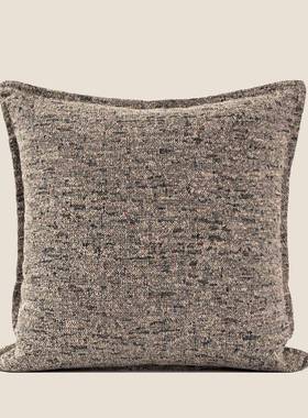 S58N8EWC咖色F768JT56套轻皮质编织抱枕客厅沙发样板间奢靠枕