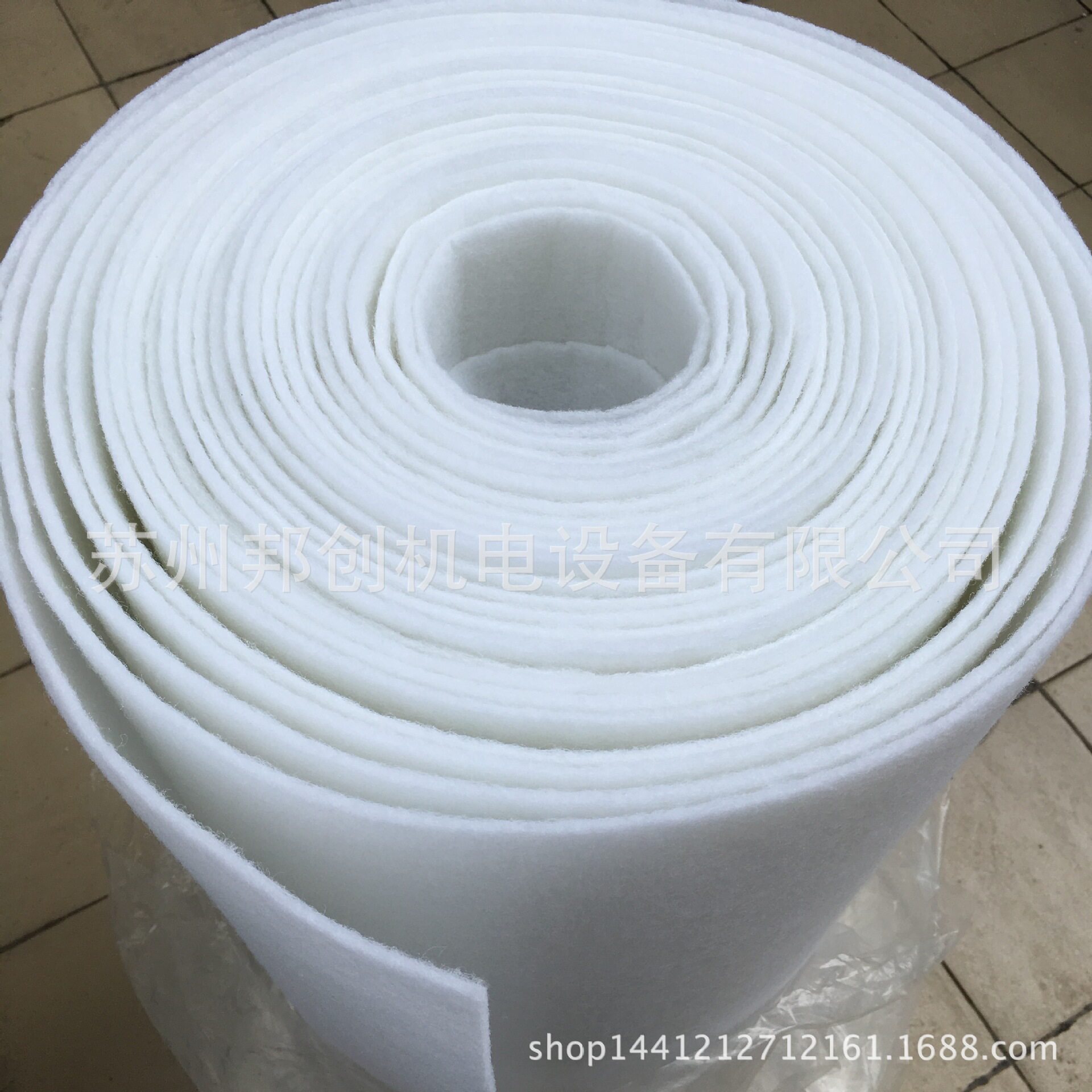 针刺喷胶硬质无纺布初效过滤棉