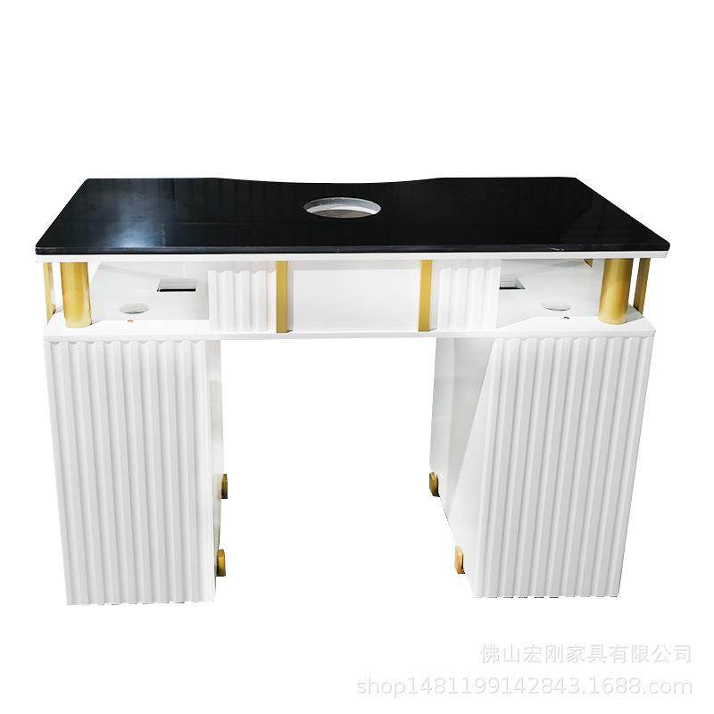 155日新款轻奢系小型人网红双层美家甲桌子单网红修甲桌板式具储,商业/办公家具,美甲台,淘宝优惠券,粉丝福利购,淘宝优惠卷