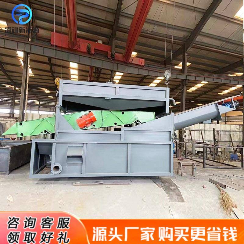 沙器站单石分离全自动滚筒震动双车滚筒振动位混凝土搅拌砂石分离