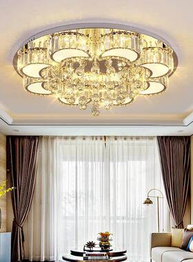 款客厅灯餐厅轻奢新简约现代44133水晶灯卧室吸顶灯厅长方形大led