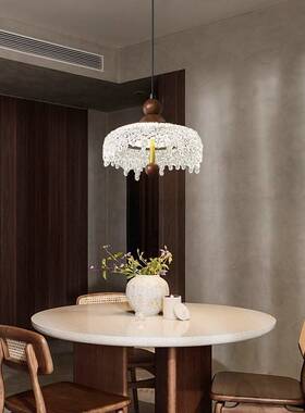 新中式卧背室床26540头吊灯古中风覆古滴水可升降调节沙发旁景墙