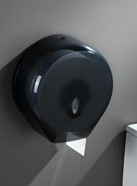 B工厂销直卫生间白色壁挂大卷纸架厕所纸巾盒A料S塑擦手纸KHW-A66