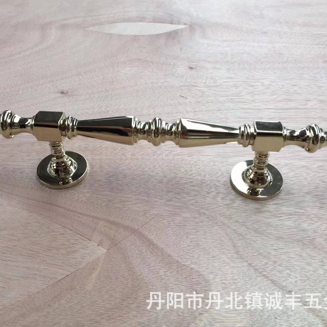 厂家直销法式柜门黄铜拉手北欧柜子门把手大门纯铜把手铜拉手轻奢