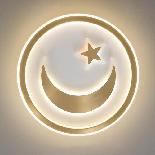 led全铜星吸顶9690-X4灯圆形简现代家用馨书房温房间卧室儿童约房
