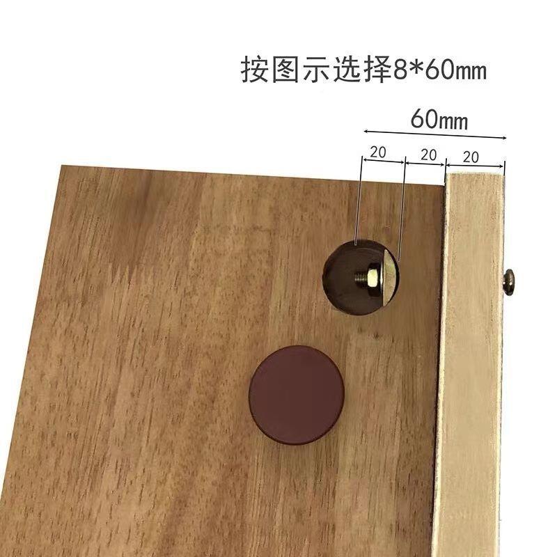 半月牙四合一连接件件丝床用连接件固件家具连903接五金配件定螺M