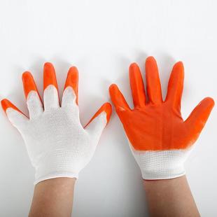 挂劳保手套浸P胶C挂胶线手套耐磨平264V挂半全挂工作防护手套