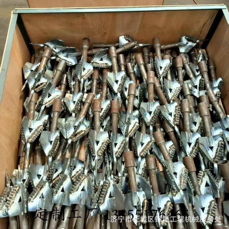 打42mm50mm钻制土钻头打井机专用配件杆造工厂GCP山东钻具现货
