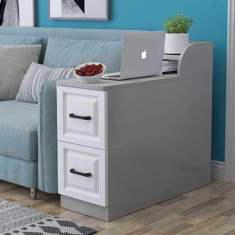 边几欧式沙发边侧柜窄QX-2006边柜沙发隙柜中柜间小茶几缝边扶手