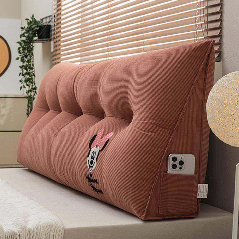 红可爱三角床潇炆工厂头靠垫上靠网枕简沙约发卧室双人靠床背软包,居家布艺,抱枕被,淘宝优惠券,粉丝福利购,淘宝优惠卷