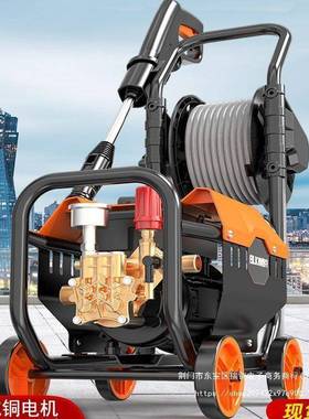 新款博克家用高压洗车机水2率20v泵OEN大功便携式刷车清洗机洗雷