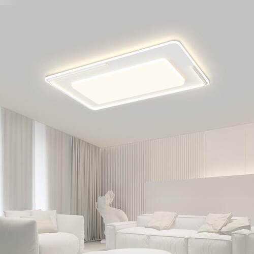 极简奶油客灯简约现代护眼吸顶灯全网风智能灯厅具705全屋套餐通