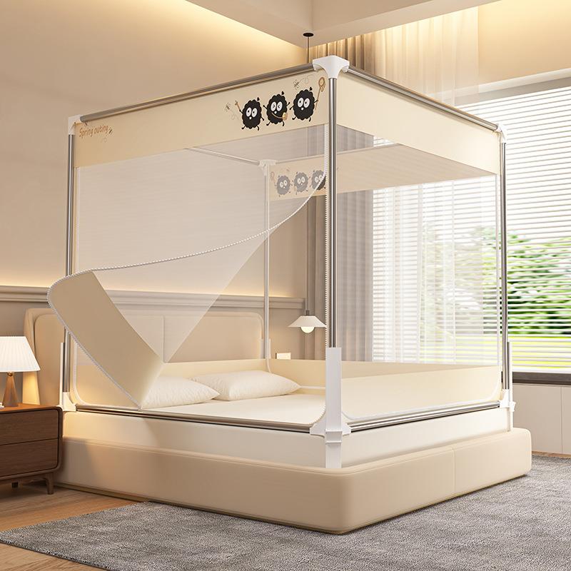 宝防摔儿蚊帐家用205新款SAN-2025卧室儿童蒙古包免安装婴防止掉2