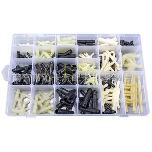 159PCS汽车见描述快速头水喷管接头直通件三通T型15接9装盒装尼龙