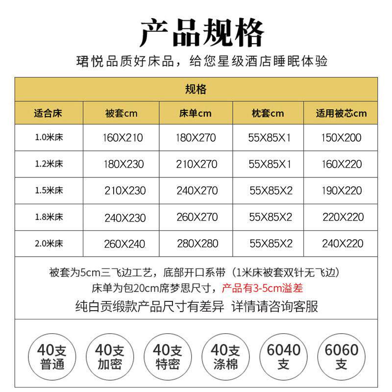 酒店宾馆床FS756171上品布草床单被五套棉用色民宿白四件套F^