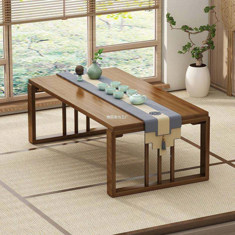 实飘窗小桌子茶几日式榻榻茶坐桌AP-YCZDP米窗台木床上矮桌地折叠