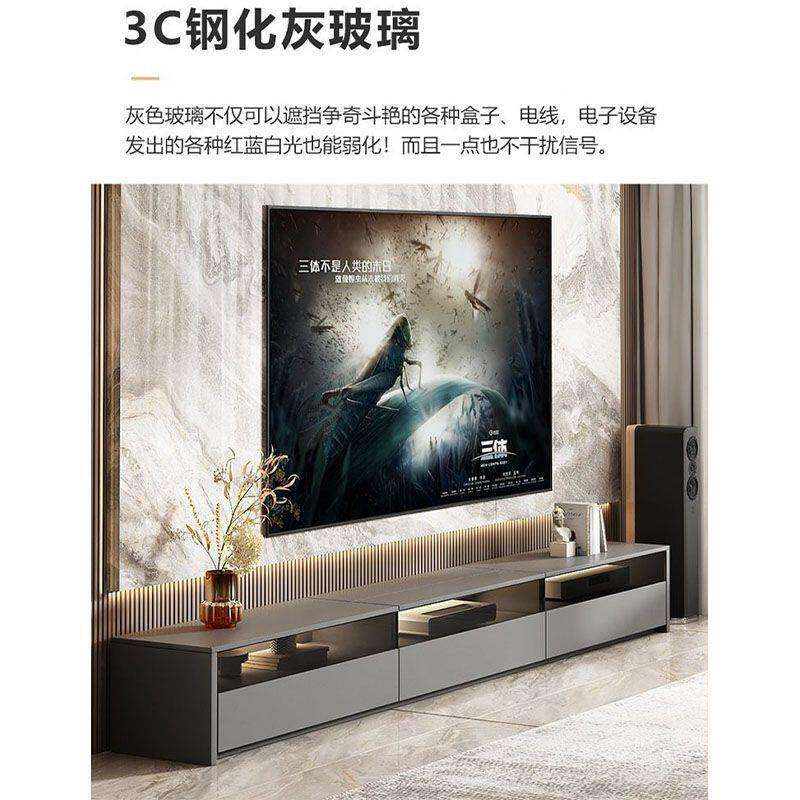 实柜镂空电木视长挂墙穿线孔镂茶几安装家用电视柜方形茶几ZKY客