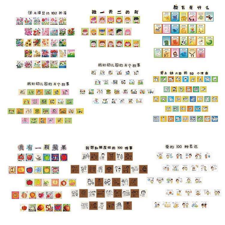 幼儿园面装饰贴环主题成品材料走廊墙文小班创新开AL16881化学期