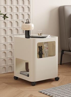 铁艺床几头柜奶纳油风家用卧室床边柜小型边收柜81340免安移装动