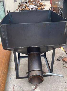 吊车PDN混凝土料斗吊加斗厚漏大口径工地放建筑混凝土料斗斜口灰