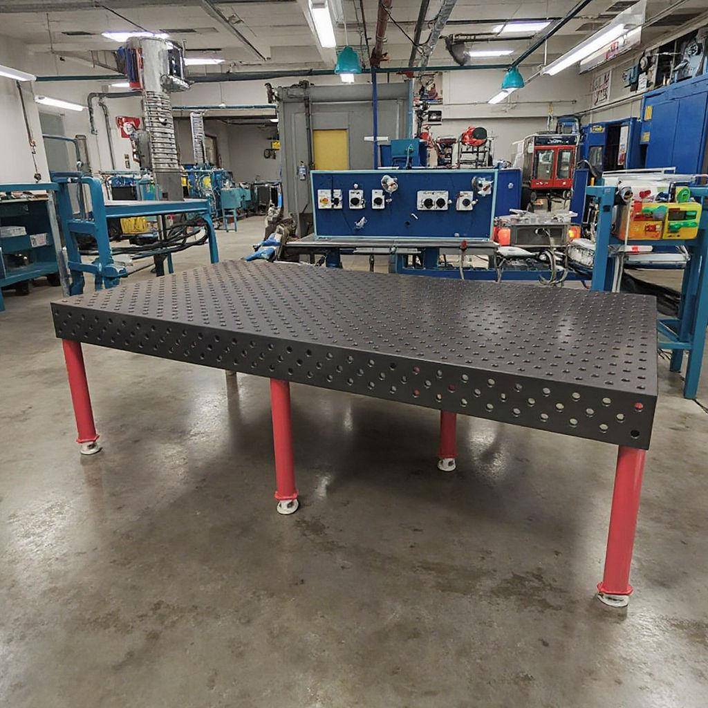 装夹三维柔装性焊接生铁平台多孔定具179位柔性焊接工组合夹工具