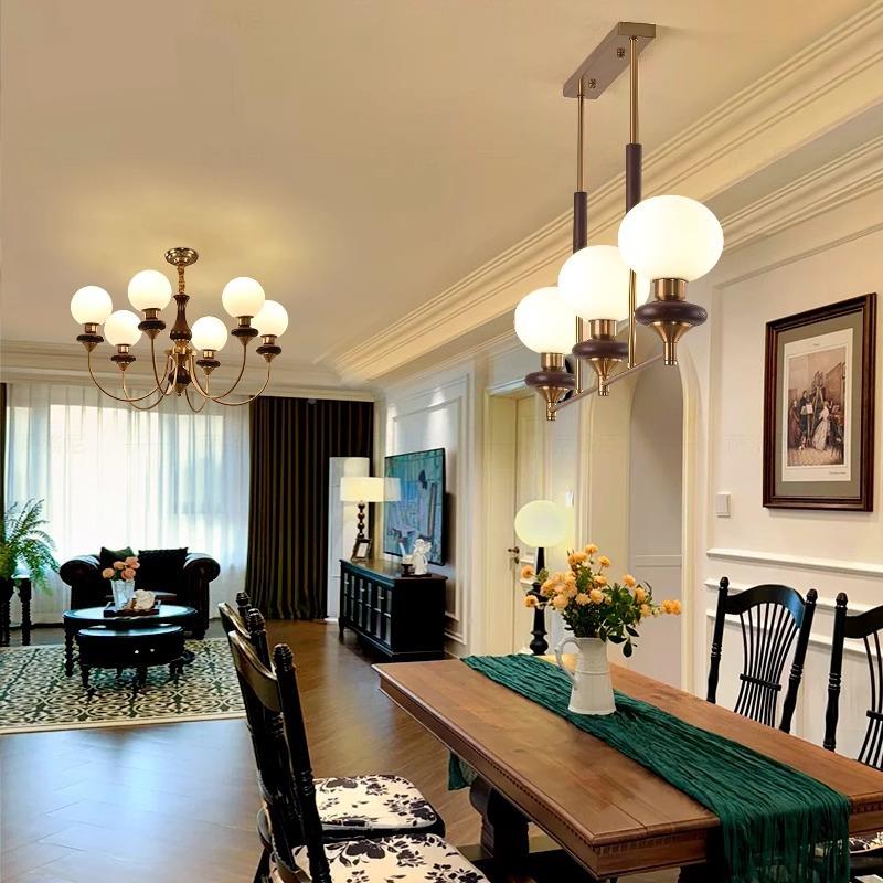 法式377中古厅灯魔豆吊客灯美式复卧室餐厅南洋灯具全屋2古0风25