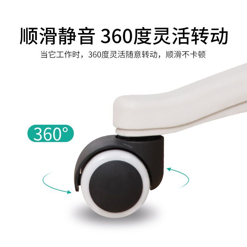 美容美发凳子面升降转椅万向轮办公椅大工凳滑轮轱辘轮子脚轮配件