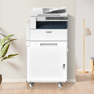 打印机柜子落地A3A4复印机工作台放置柜移动矮柜带锁打印机底座柜