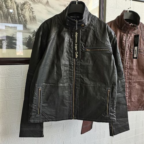 耐摔耐磨全棉牛津外套男士立领茄克骑行服男摩托车防水防风机车服