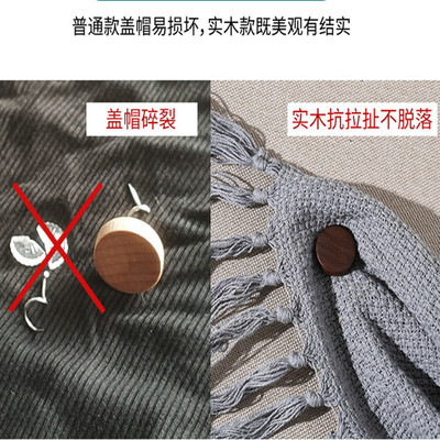 实木扭扭钉加长加厚大号家用布艺多功能沙发垫防跑防滑床单固定器