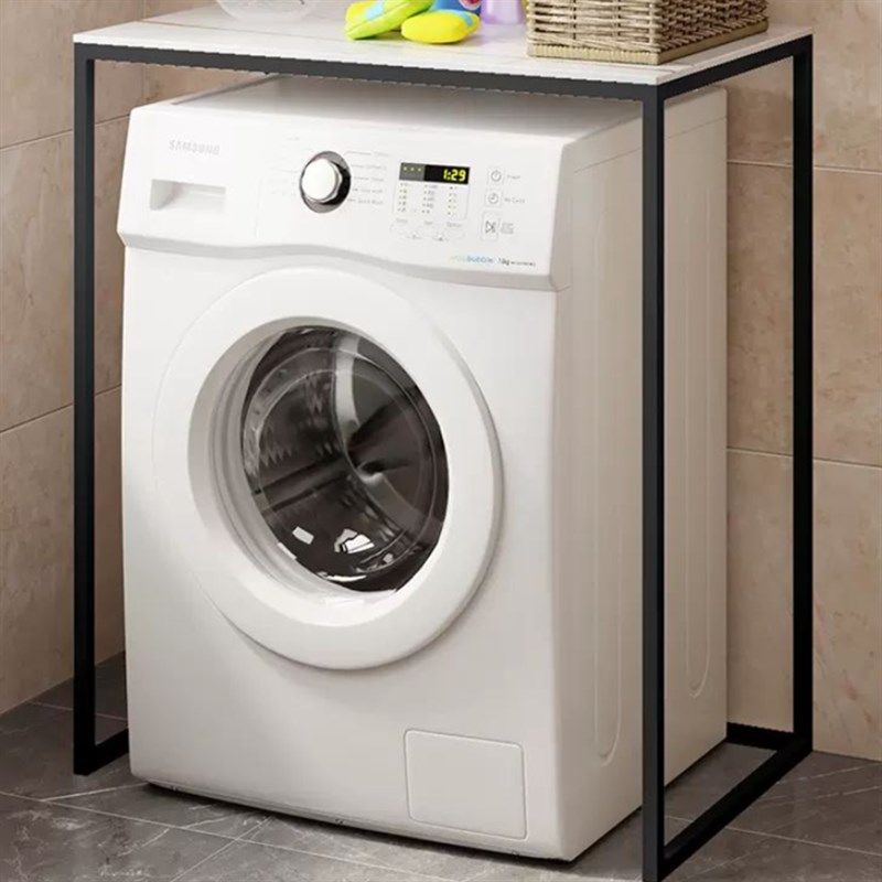 滚筒洗衣机置物架落地大理石收纳储物柜阳台烘干机上方岩板保护罩