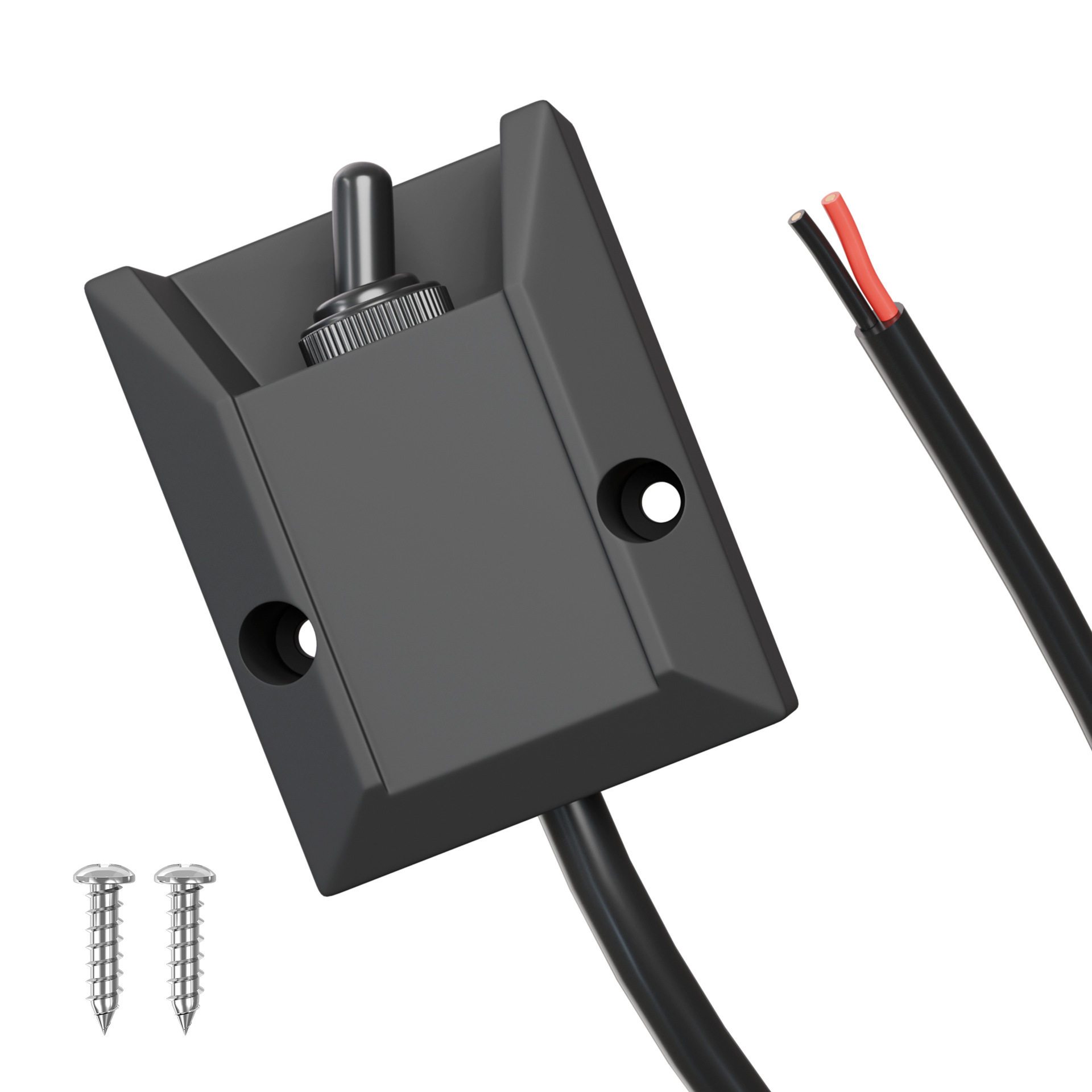有线拨动开关12V30A重型防水拨动开关SPSTONOFF2针闭锁翘板
