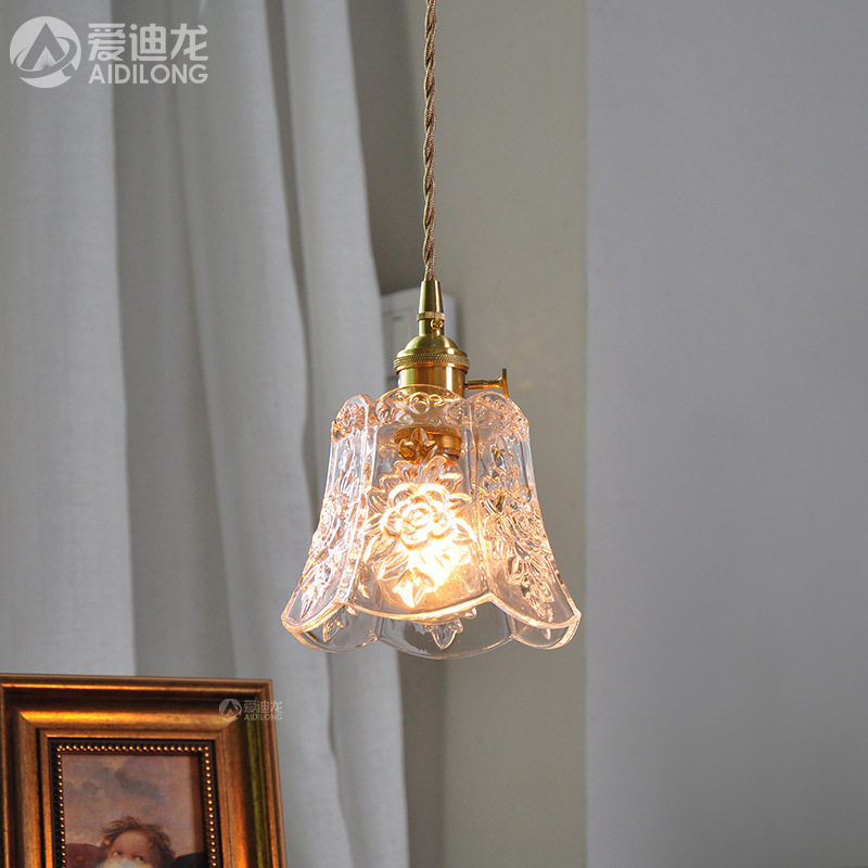 日式吊灯轻奢吊灯阳台网红吊灯卧室雕花书房进门小入户玄关灯飘窗