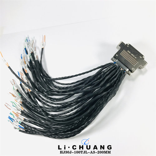 矩形连接器HJ30J-24ZKW3P58  J30JA1-25ZK-300MM JL24-6TKY-100cm