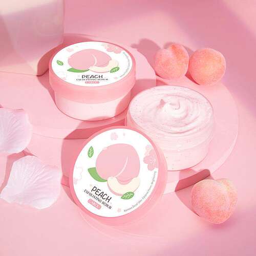 90g Peach Facial Scrub 水蜜桃清洁毛孔面部磨砂膏
