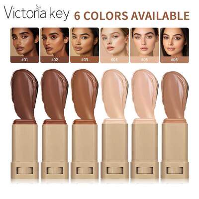 Colored Solid Foundation Highlight Stick修容旋转粉底棒精华棒
