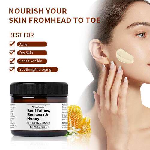 Beeswax Honey Tallow Cream 蜂蜡蜂蜜牛脂霜滋润保湿补水润肤