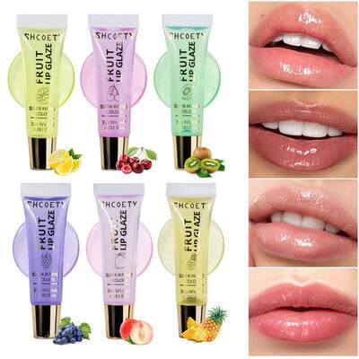6 Colors Fruit Scent Plumping Lip Oil 6色果味水光保湿唇油