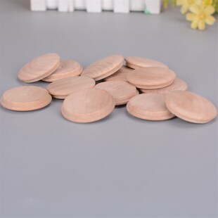 实木楼梯木盖40*35装饰盖楼梯扶手木盖配件螺丝木孔盖 500个