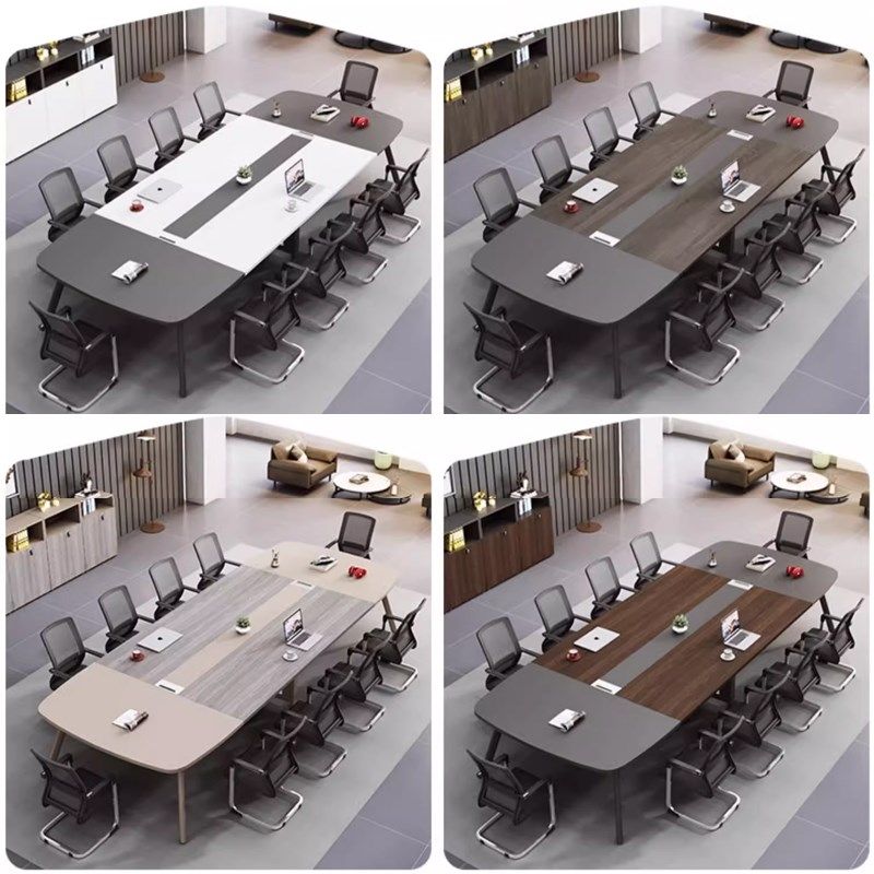 会议桌长桌简约现代会议室接待洽谈长条桌简易工作台办公桌椅组合