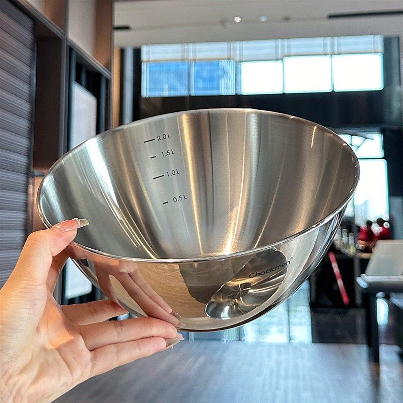 *老板娘自用轻奢*出德品质!18-10不锈钢沙拉碗料理盆洗菜盆打蛋,餐饮具,盆,淘宝优惠券,粉丝福利购,淘宝优惠卷