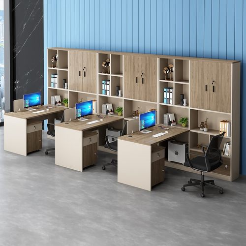 财务办公桌子办公室卡座双人面对面四人职员桌会计办公桌办公家具