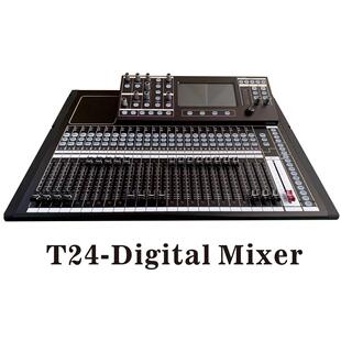 字调数字音台专业T24放24路厂家带编组直播录音功棚舞台数调音台T