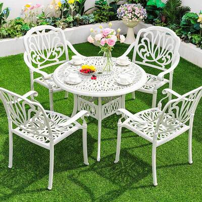 简约现代外桌椅铸户铝阳台庭院室24712-1桌椅外奶茶店咖啡厅用家