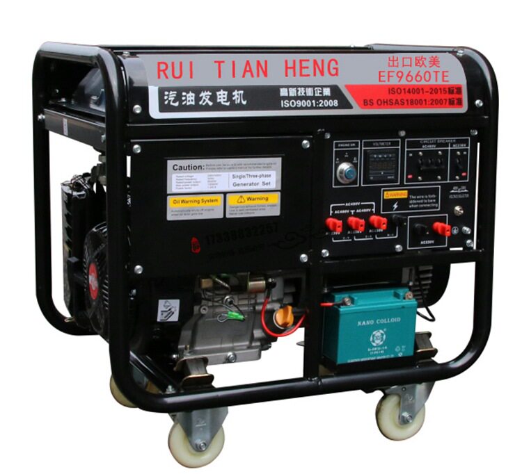 8kW/10kVA汽油发电机组220V/380V