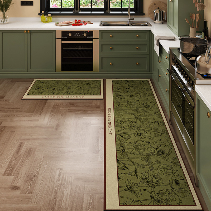 美式厨房地垫防滑可擦免洗硅藻泥吸水垫门口耐脏脚垫灶台水池地毯,居家布艺,厨房地垫,淘宝优惠券,粉丝福利购,淘宝优惠卷