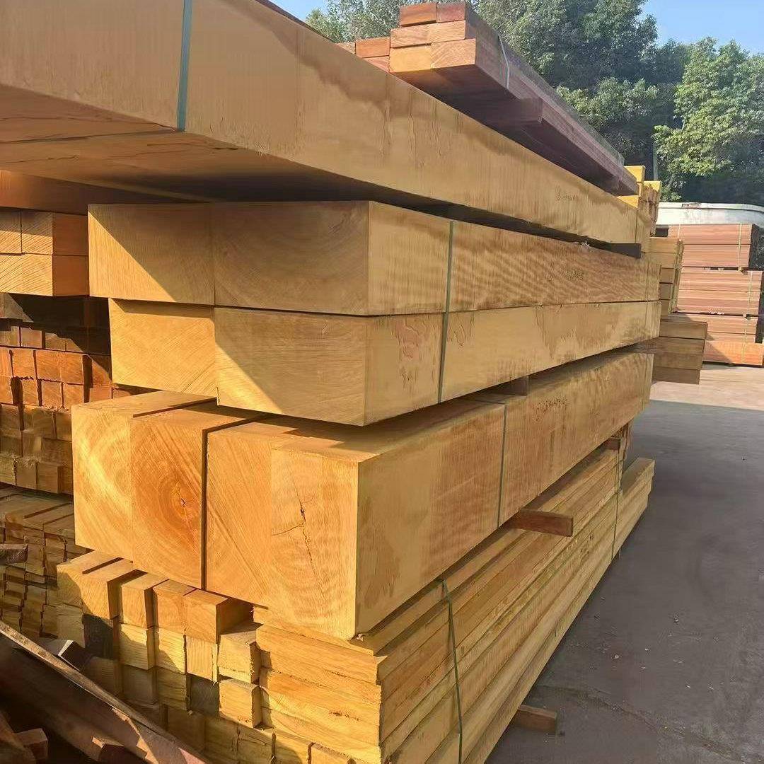 外方形巴蒂木古料异形雕刻黄花梨菠萝格扶手栏建户杆防KWK腐木